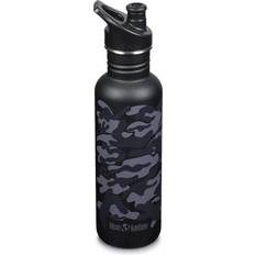 klean-kanteen Classic Sport Cap Black Camo Vattenflaska 0.8L