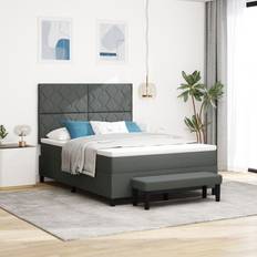 vidaXL Box Spring Seng Madras Bænk 160x200 cm Boxmadras
