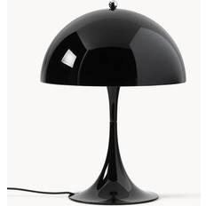 Timer Table Lamps Louis Poulsen Panthella Mini Black Table Lamp 33.5cm