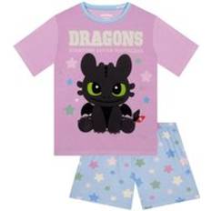 Character Toothless Short Pyjamas - Purple