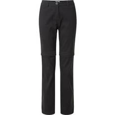 Zip-Off Trousers & Shorts Craghoppers Women's Kiwi Pro II Convertible Trousers - Black