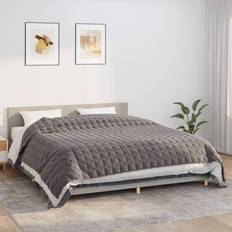 Weight Blankets Berkfield Home Weighted 220x260 cm 15 kg Weight blanket Grey