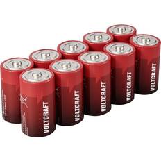Voltcraft Batteri D R20 VC-16107980 Alkaliskt 1.5 V 18000 mAh 10 St