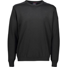 Paul & Shark Crewneck Sweater with Patches Men - Black