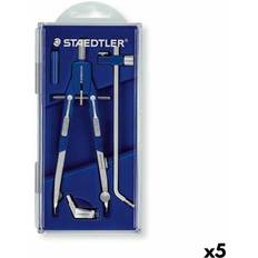 Rulers Staedtler Compass Mars Quickbow Blue Silver 5 Units