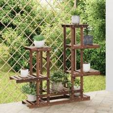 Pots, Plants & Cultivation Berkfield Home Flower Stand 95x25x96 cm Solid Wood Fir