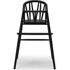 Oaklings Saga High Chair Black Lacquered Oak