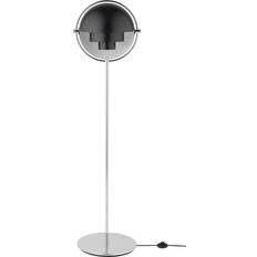 GUBI Multi-Lite Chrome Black Floor Lamp 148cm