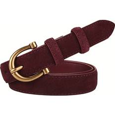 Temu Genuine Leather Belt With Pin - For Jeans And Dresses