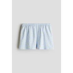 146/152 Pyjamasar Barnkläder H&M Pyjamasshorts Bomull - Ljusblå/Citroner