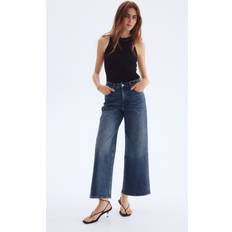H&M Dame Jeans H&M Dame Vide Jeans - Mørk Denimblå