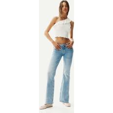 H&M Flared Low Jeans - Lys Denimblå