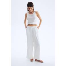 H&M Bukser H&M Vide Bukser Dame - Hvid