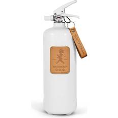 Solstickan Fire Extinguisher 2kg White/Light Brown Leather Emblem
