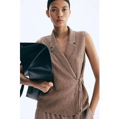 H&M Dam Ytterkläder H&M Muldvarp Vest I Jersey Med Struktur - Dame