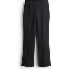 H&M Bukser H&M Dame Bukser Med Pressefold Og Svaj - Sort