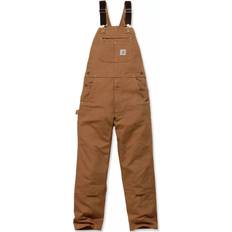 Carhartt bib overall Carhartt 102776 Duck Bib Overall - Brown