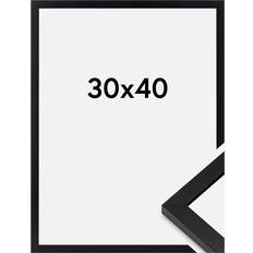 BGA Modern Akrylglas Svart 30x40 cm Ram