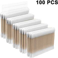 Wejoy 100pcs Biodegradable Bamboo Cotton Ear Sticks