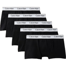 Elastan Boxershorts Barnkläder Calvin Klein Boys Trunks - Icon Cotton Stretch - Black
