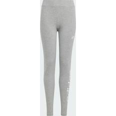 Adidas Bomull Strumpbyxor & Stay-ups adidas Linear Logo Cotton Tights - Medium Grey Heather White