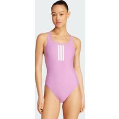 Purple - Sportswear Garment Swimwear adidas 3-Stripes V-Back Swimsuit Preloved Purple White
