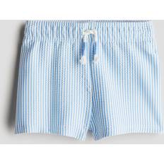 6-9M Swim Shorts H&M Baby Striped Patterned Swim Shorts - Light Blue