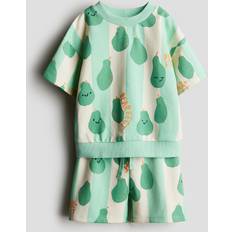Boys - Green Other Sets H&M 2-Piece Printed Sweatshirt Set - Green