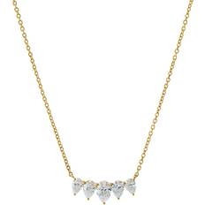 Yellow Necklaces Adina Eden 14K Diamond Necklace - Lab-Grown