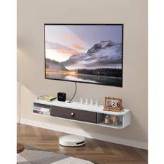 Møbler VEVOR Floating Stand 47 In White Wall Cabinet