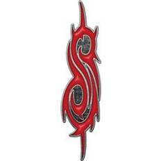 Röda Broscher Slipknot Tribal Enamel Sigil Badge - Red