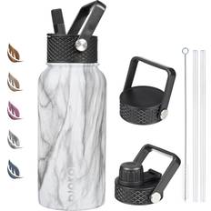 BJPKPK Insulated Bottles with Straw Lid 27oz Water Bottle