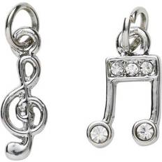 Panduro G-Klav Not Med Strass Not Med Strass - Silver