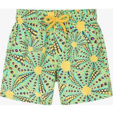 Sportswear Garment Swim Shorts Vilebrequin Boys Green Sun Print Swim Shorts