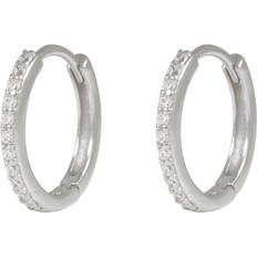 Smykker Snö of Sweden Siri Thin Hoop Earring - Silver