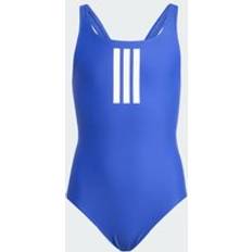 Blåa - Träningsplagg Baddräkter adidas 3-Stripes Swimsuit - Blue/White