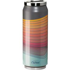 Inoxibar Red Waves Travel Flask 280 ml Thermos