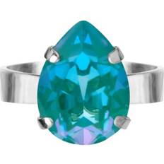 Caroline Svedbom Ringar Caroline Svedbom Mini Drop Ring Laguna Delite Gold Rhodium