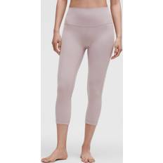 Dam - Yoga Strumpbyxor & Stay-ups Lululemon Align Crop Leggings With Bund - Mauve Grey
