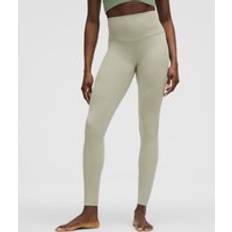 Dam - Yoga Strumpbyxor & Stay-ups Lululemon Align Leggings Mit Hohem Bund Fog Green
