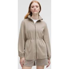 Lululemon Kläder Lululemon Softstreme Jacke Mit Kordelzug Taille Durchgehendem Reißverschluss - Warm Ash Grey