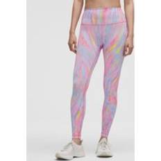 Lululemon Wunder Train Leggings With Bund - Prism Marble Multi
