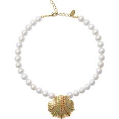 Caroline Svedbom Pärlor Halsband Caroline Svedbom Mirella Pearl Choker Rainbow Combo - Gold Gold