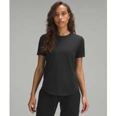 Dam T-shirts Lululemon Love T-Shirt Mit Rundhalsausschnitt Füßen - Black