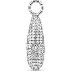 Sif Jakobs Berlocker & Hängen Sif Jakobs Goccia Sterling Silver Berlock Med Zirconia - Silver