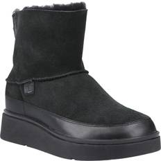 Fitflop Leather Shoes Fitflop Gen-FF Mini Leather Ankle Boots - All Black