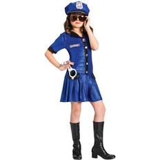 Costumes For All Occasions Police Girl Child Costume 12-14