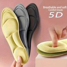 Beige Insoles Shein 5D Memory Foam Sports Insoles