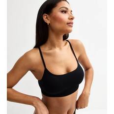 New Look Underwear New Look Ribbed Seamless Bralette - Black