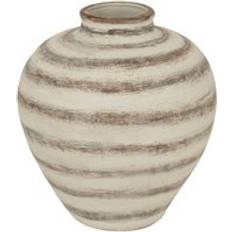 Brown Vases Hill Interiors Ravello Large Stripe Amfora L43 x W43 x H48 cm Vase